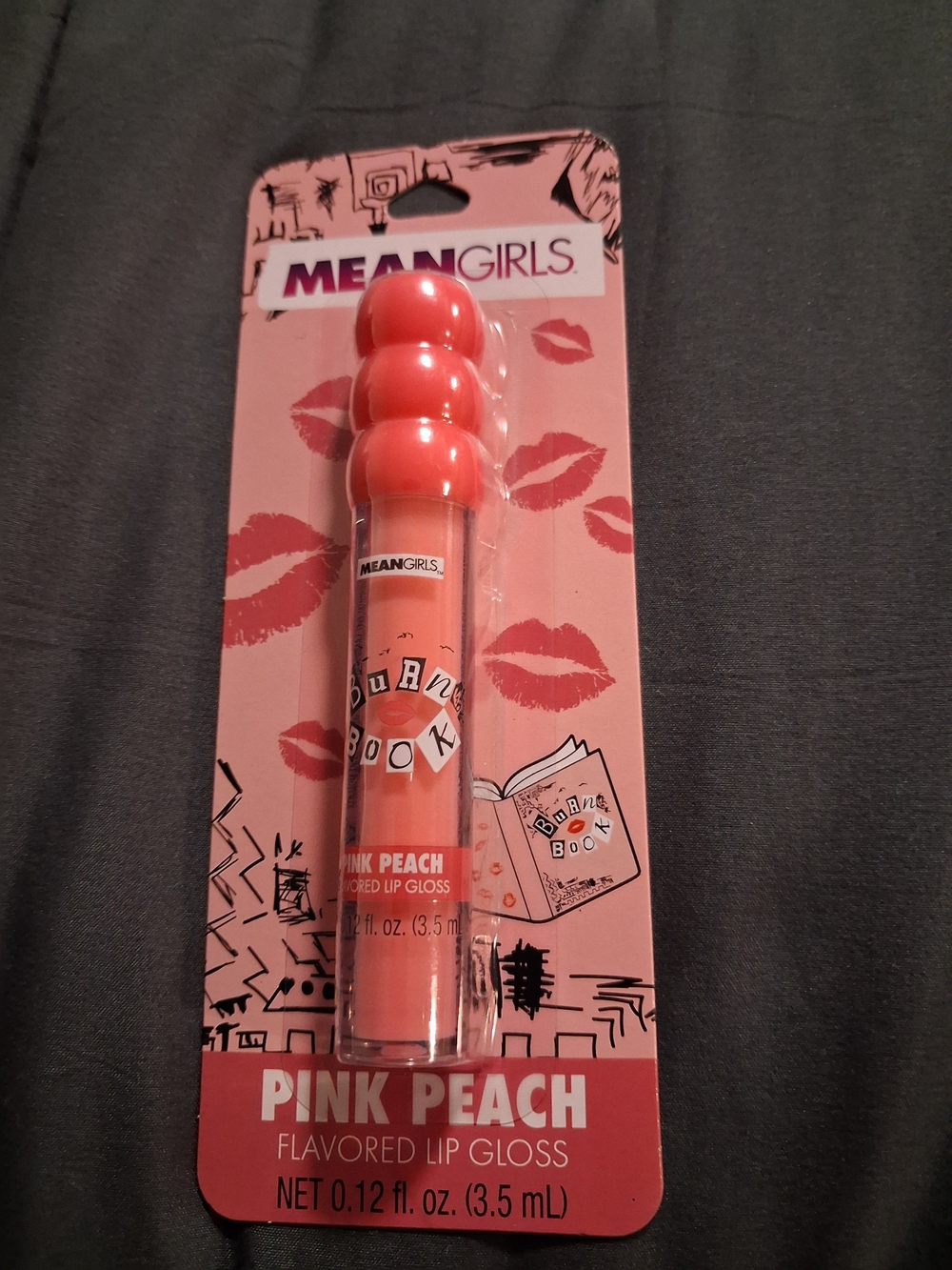 Mean Girls Pink Peach Flavored Lip Gloss - Pink Peach